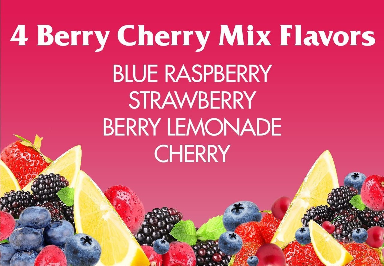 Wylers Italian Ice Berry And Cherry Mix Flavor Freezer Ices Pops 40 Count