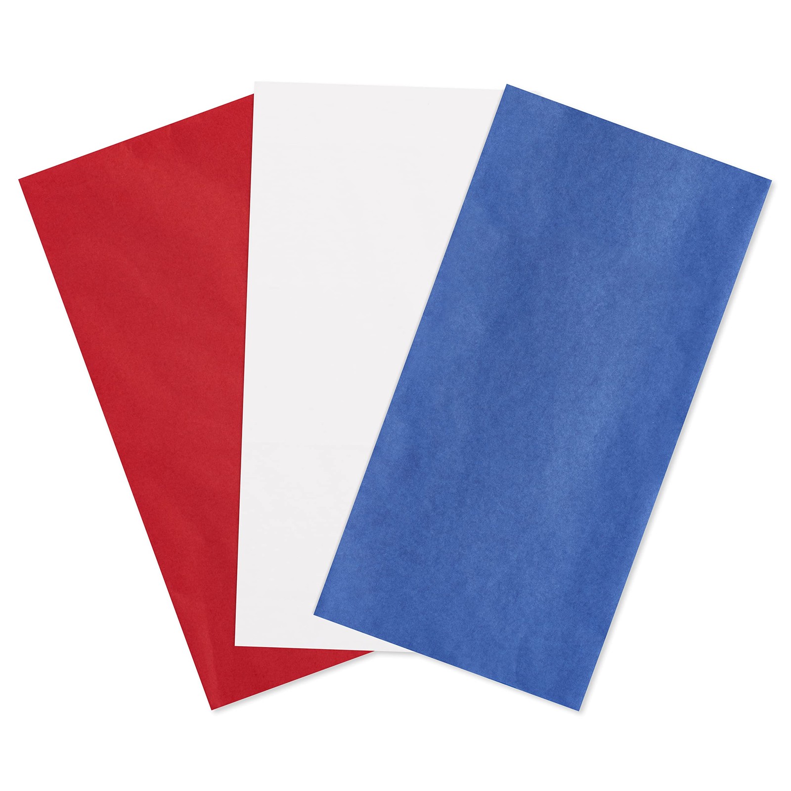 125 Sheets 20 In. X 20 In. Bulk Red, White, and Blue Tissue Paper for All Occasi