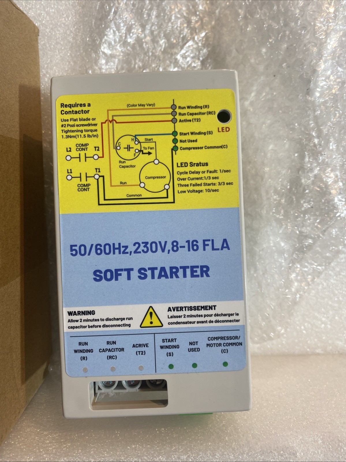 Air Conditioner Soft Start Air Conditioning Auxiliary Starter for Residential