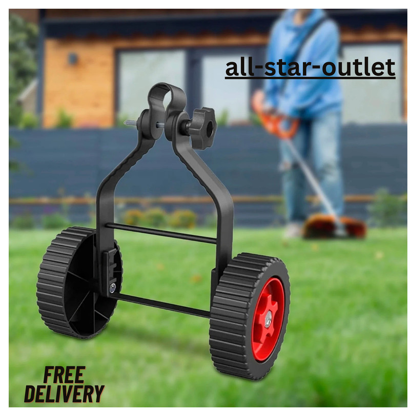 Universal String Trimmer Grass Eater Weed Cutter Adjustable Support Wheels Set