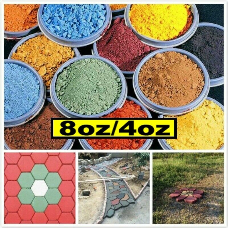 GREEN Cement Color Oxide Pigment Concrete Tile Mortar Dye Grout Brick Plaster