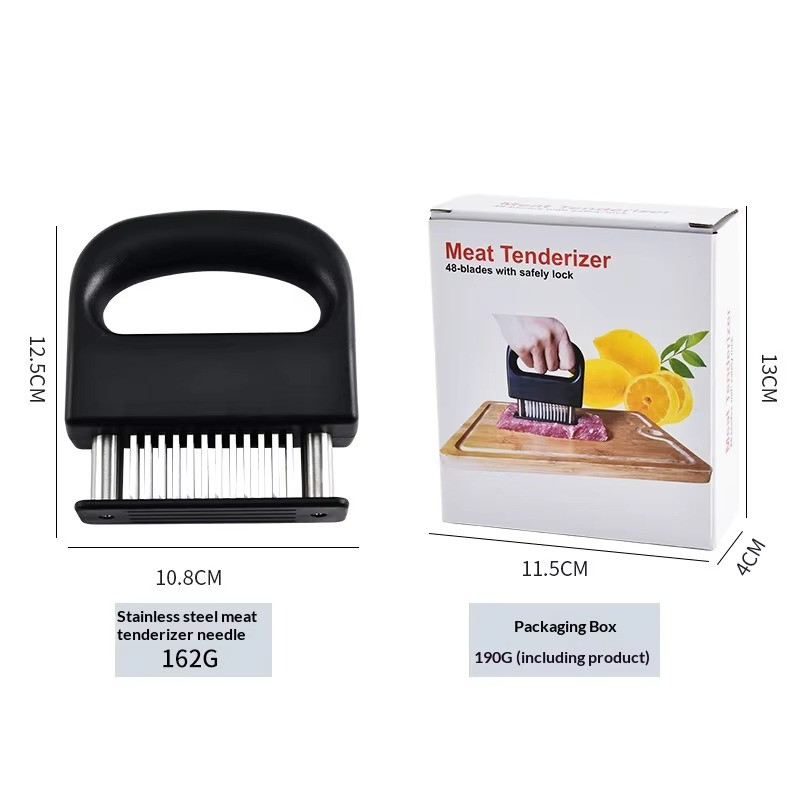 1PACK Meat Tenderizer Tool Stainless Steel Needle Cooking Hammer Kitchen Tool
