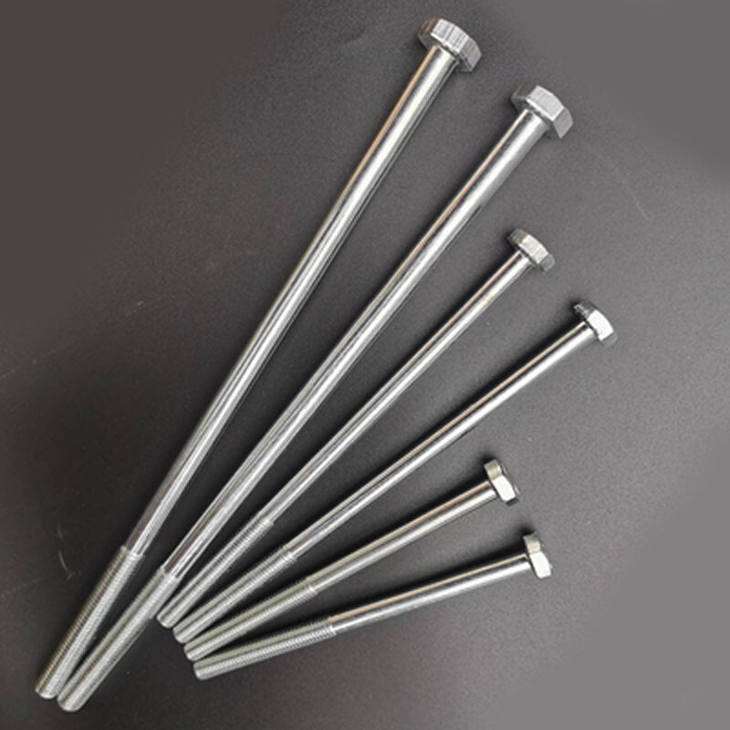 M14 External Hex Screw Galvanized Bolts Hexagon Screws 170-300mm Lengthen 1PCS