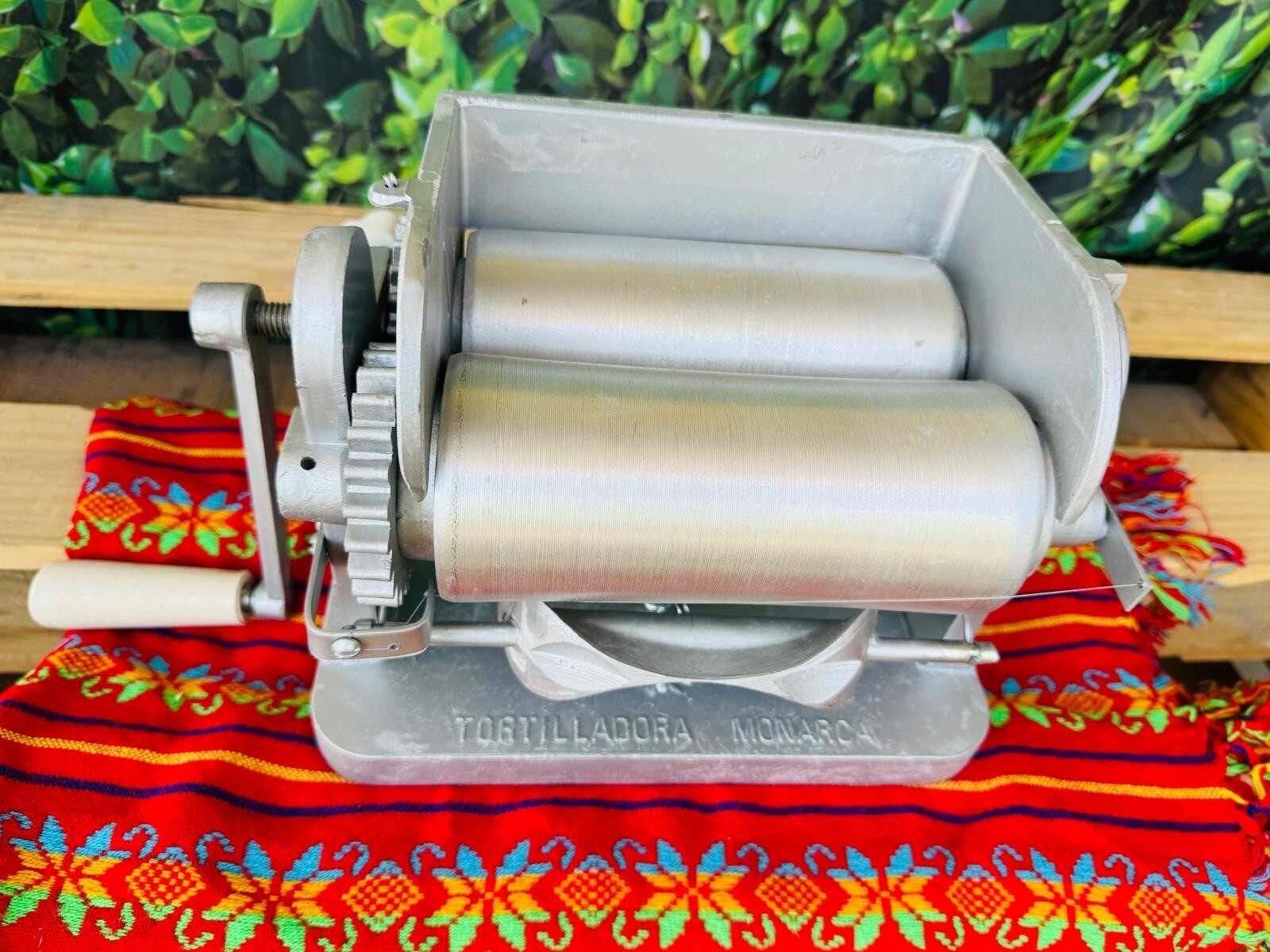Tortilla Maker Manual Monarca Made In Mexico.Tortillera Manua De Rodillo Monarca