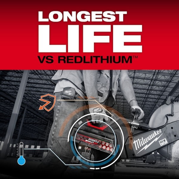 Milwaukee Tool Mxfhd812 Mx Fuel Redlithium Forge Hd12.0 Battery Pack