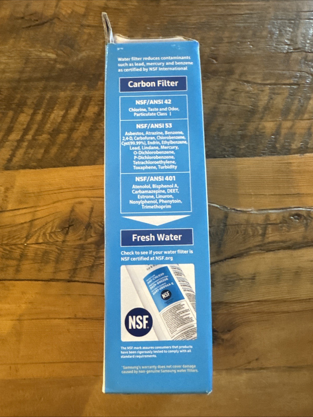 SAMSUNG Genuine Filter for Refrigerator Water and Ice, HAF-CIN/EXP, 1 Pack
