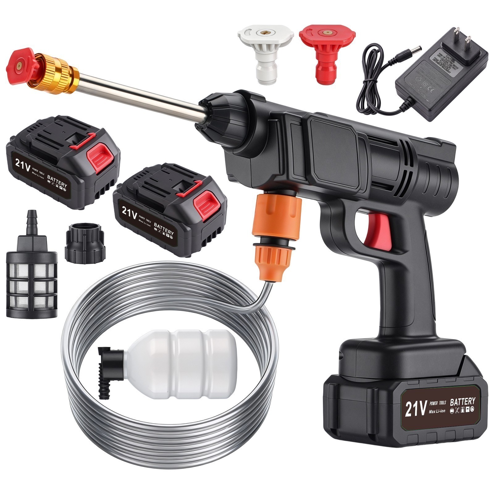 Water Pressure Washer For vehicles 1.2mpa/145PSI 70 dB US Cordless Portable