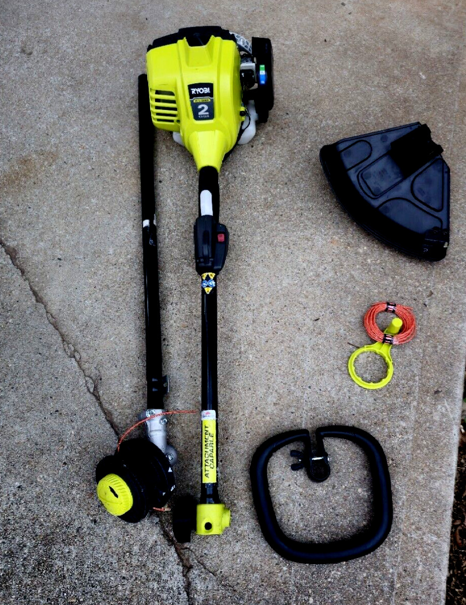 Ryobi 2-Cycle Gas String Trimmer 25cc Full Crank Weed Eater Straight Shaft