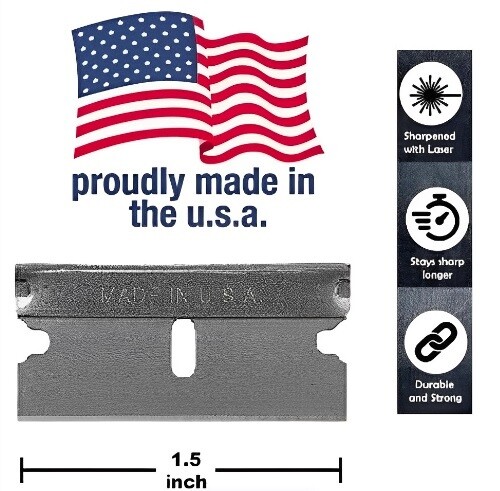 Razor Blades Single Edge Extra Sharp Super Strong Made in USA!!