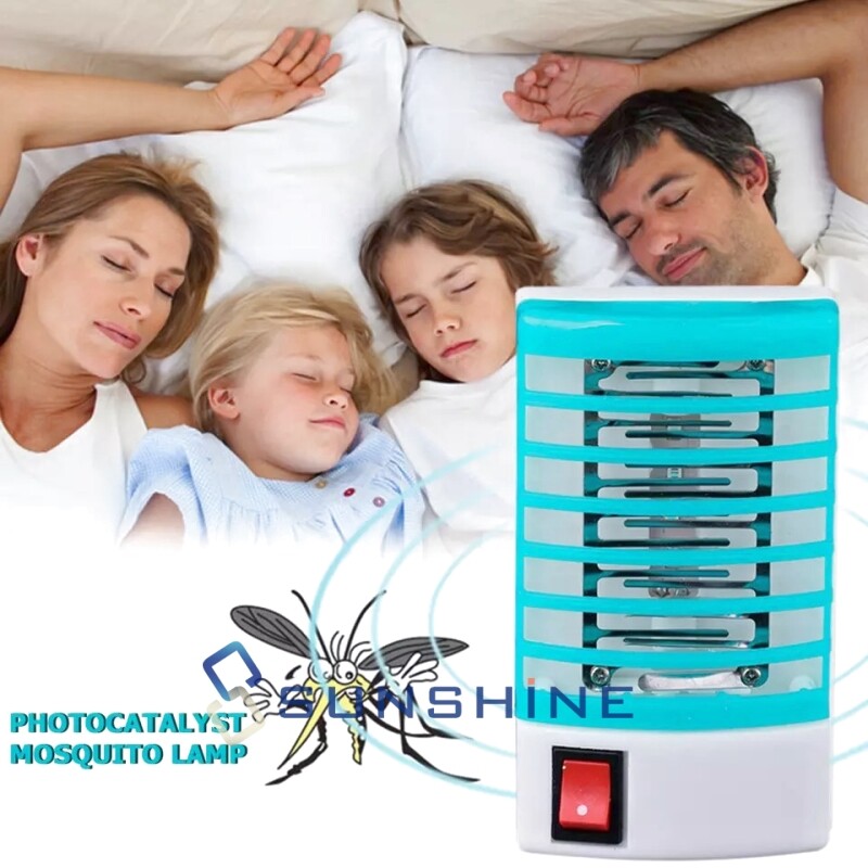 3PCS Indoor Plug-in Wall LED Electric Mosquito Lamp Fly Bug Insect Zapper Trap