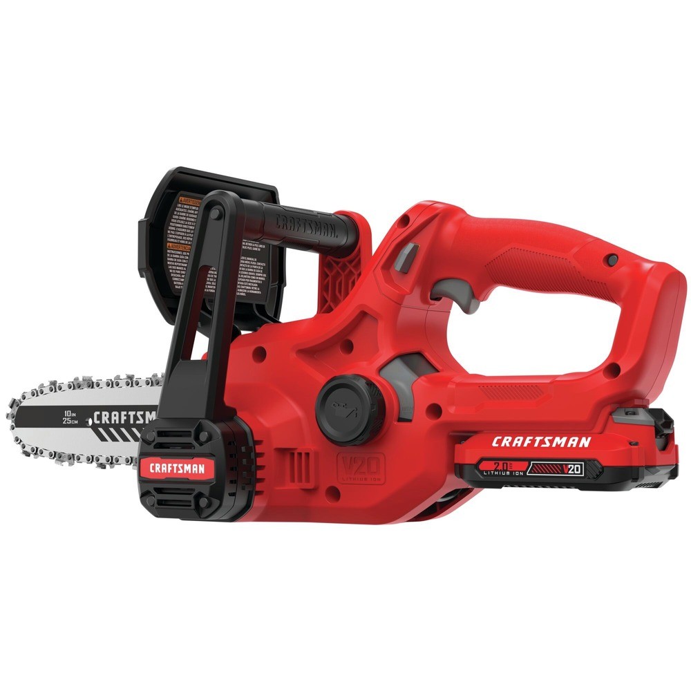 Craftsman CMCCS610D1R V20 Brushed 10″ Cordless Chainsaw Certified Refurbished