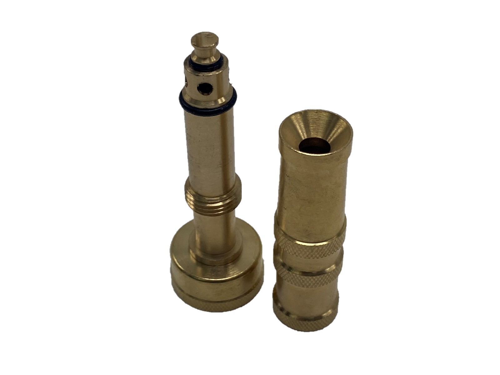Solid Brass Garden Spray Nozzle 4″ Adjustable Twist Water Hose USA Stock 2 PACK