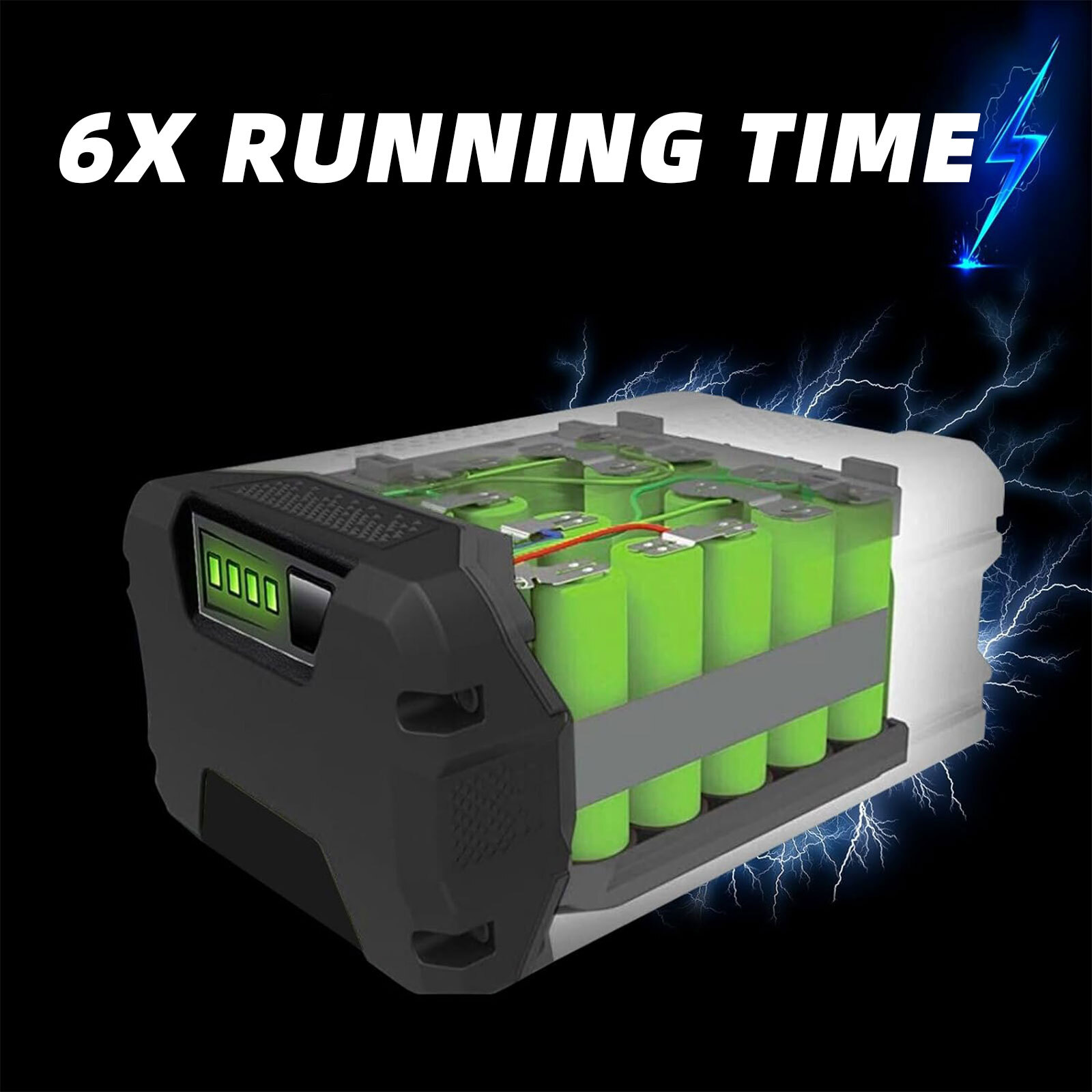 Battery FOR Greenworks 80V Lithium Ion 5.0Ah Rechargeable Li-ion BAB727 GBA80200