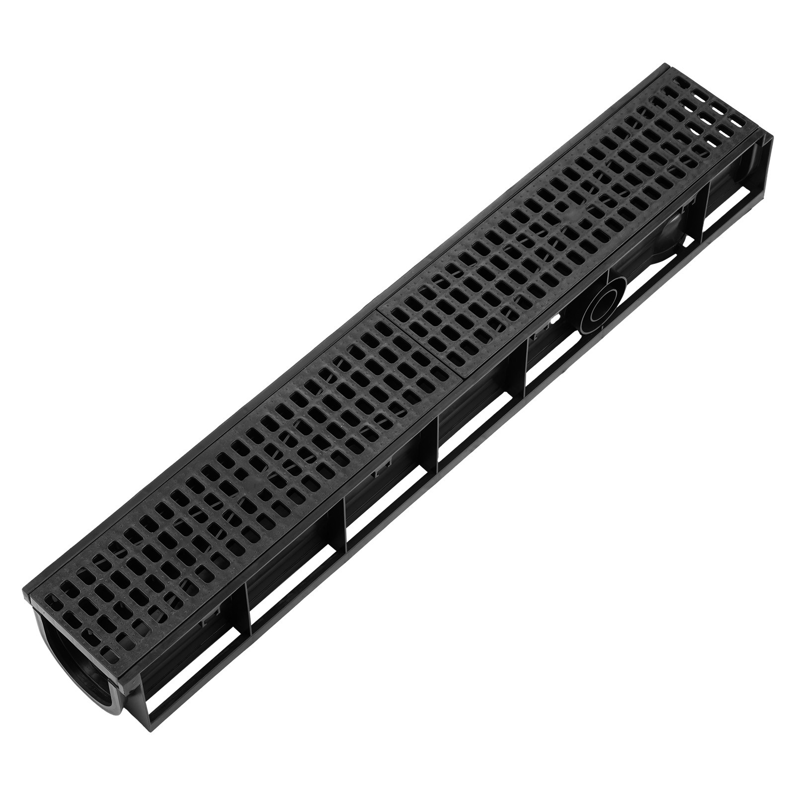 Uimoso 40.1 x 6.1 x 8.0 in HDPE Linear Drainage Channel, 4-Pack