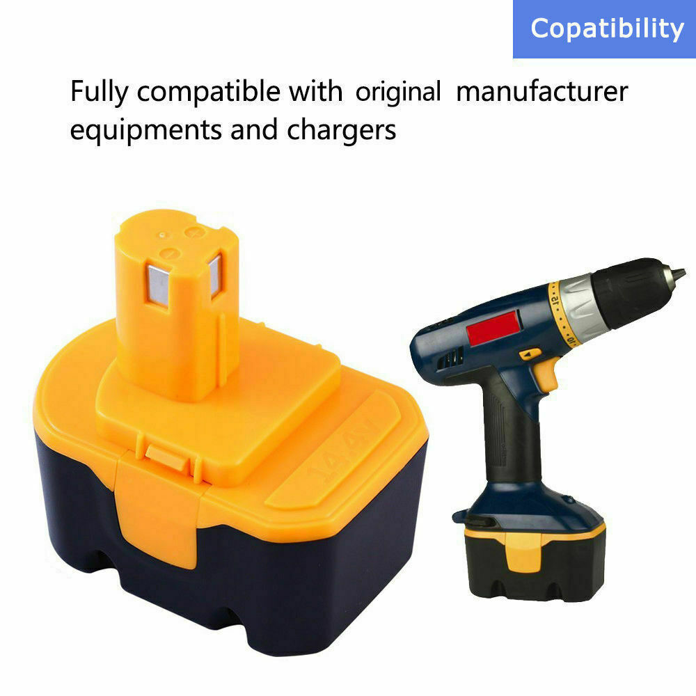 For Ryobi 14.4V 3.6Ah Ni-Mh Battery 130224010 1400671 130224011 or P117 Charger