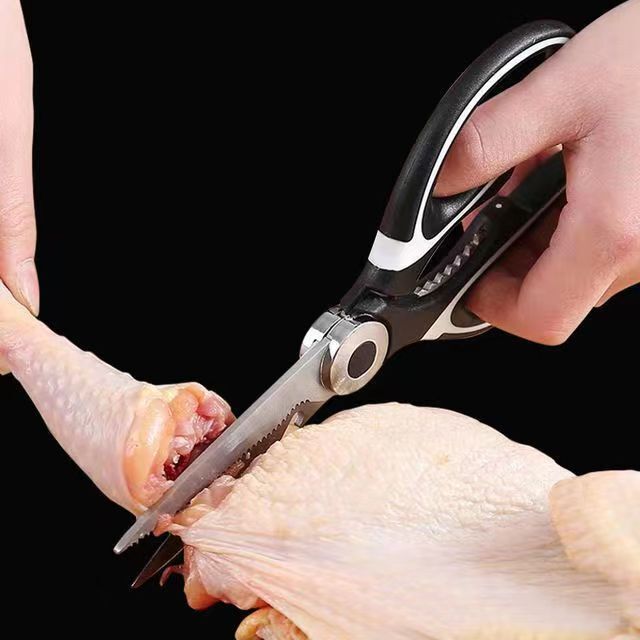 Stainless Steel Kitchen Shears Heavy Duty Scissors for Meat Fish Chicken Bones
