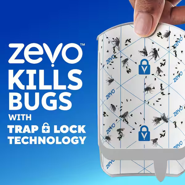 Zevo Flying Insect Trap, Fly Trap Refill Cartridges (2 Refill Cartridges)