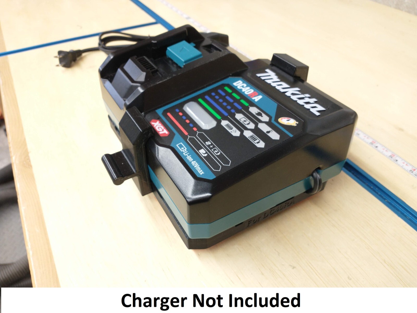 Makita DC40RA Battery Charger Mount For Milwaukee Packout Tool Boxes Made in USA