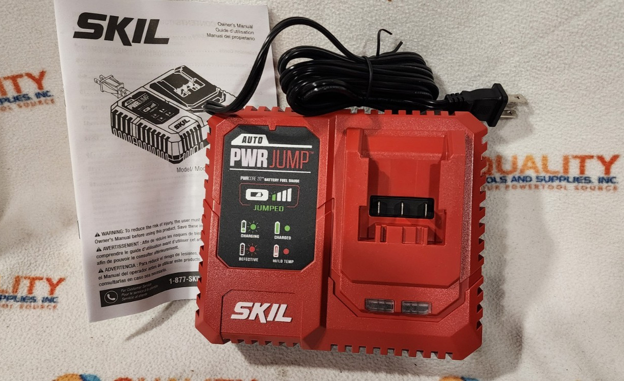 New SKIL QC536001 20V PWRCORE 20 Auto PWR JUMP Charger 20 volt
