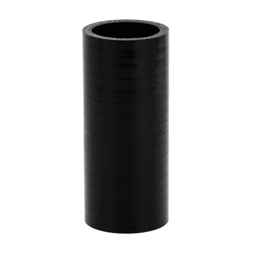 1 Pcs Straight Coupler Silicone Hose 100mm/3.94″ Length 0 35mm/1.38″ ID Black