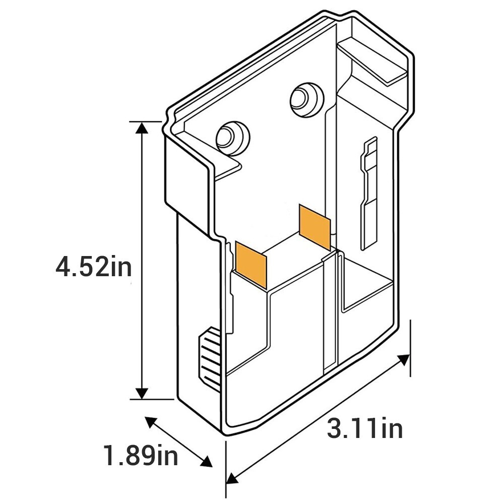 Battery Adapter Compatible with Milwaukee M18 Wiring 18V DIY Dock Power Wheel