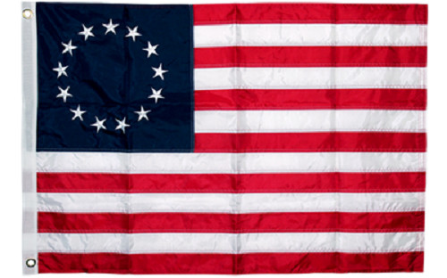 3×5 Embroidered Betsy Ross USA 200D Sewn Nylon Flag 5×3 Flag Banner (B4L)