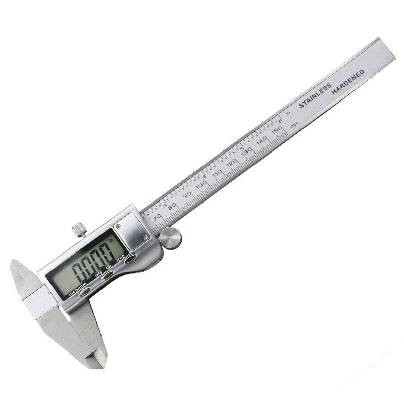 Digital Caliper Micrometer LCD Gauge Vernier Electronic Measuring Tool 6″ 150mm