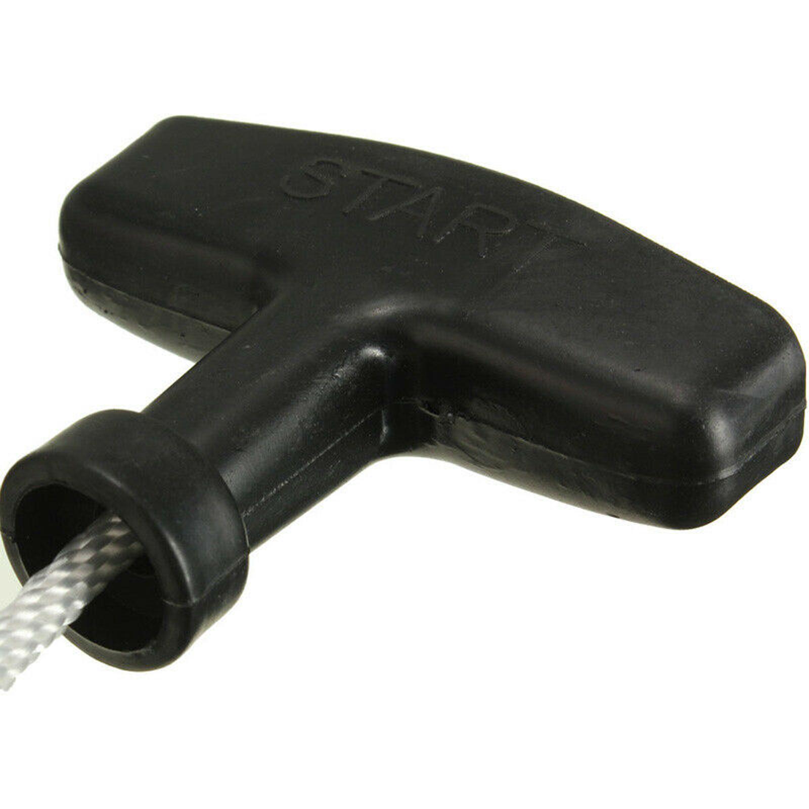 Replacement Pull Starter Handle Rope Recoil Cord Line For Petrol Engine Lawn