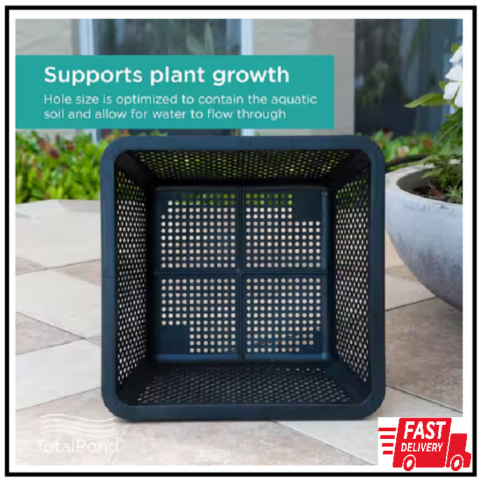 10 In. Square Aquatic Plant Basket
