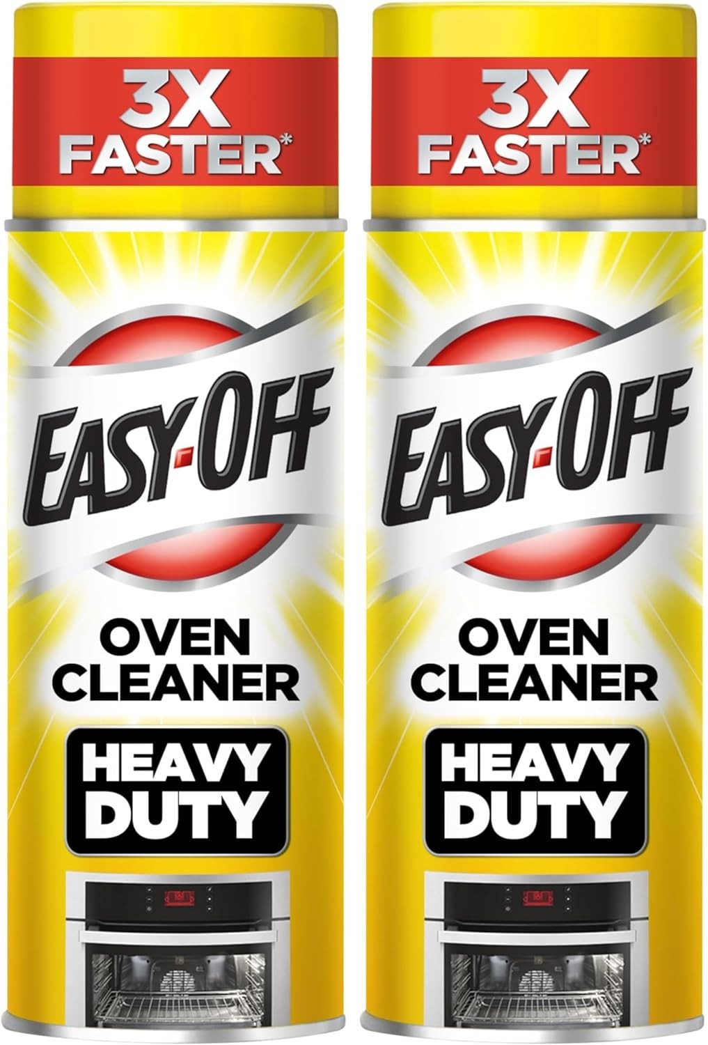 Easy Off Heavy Duty Oven Cleaner Regular Scent 14.5 oz Can Pack of 2