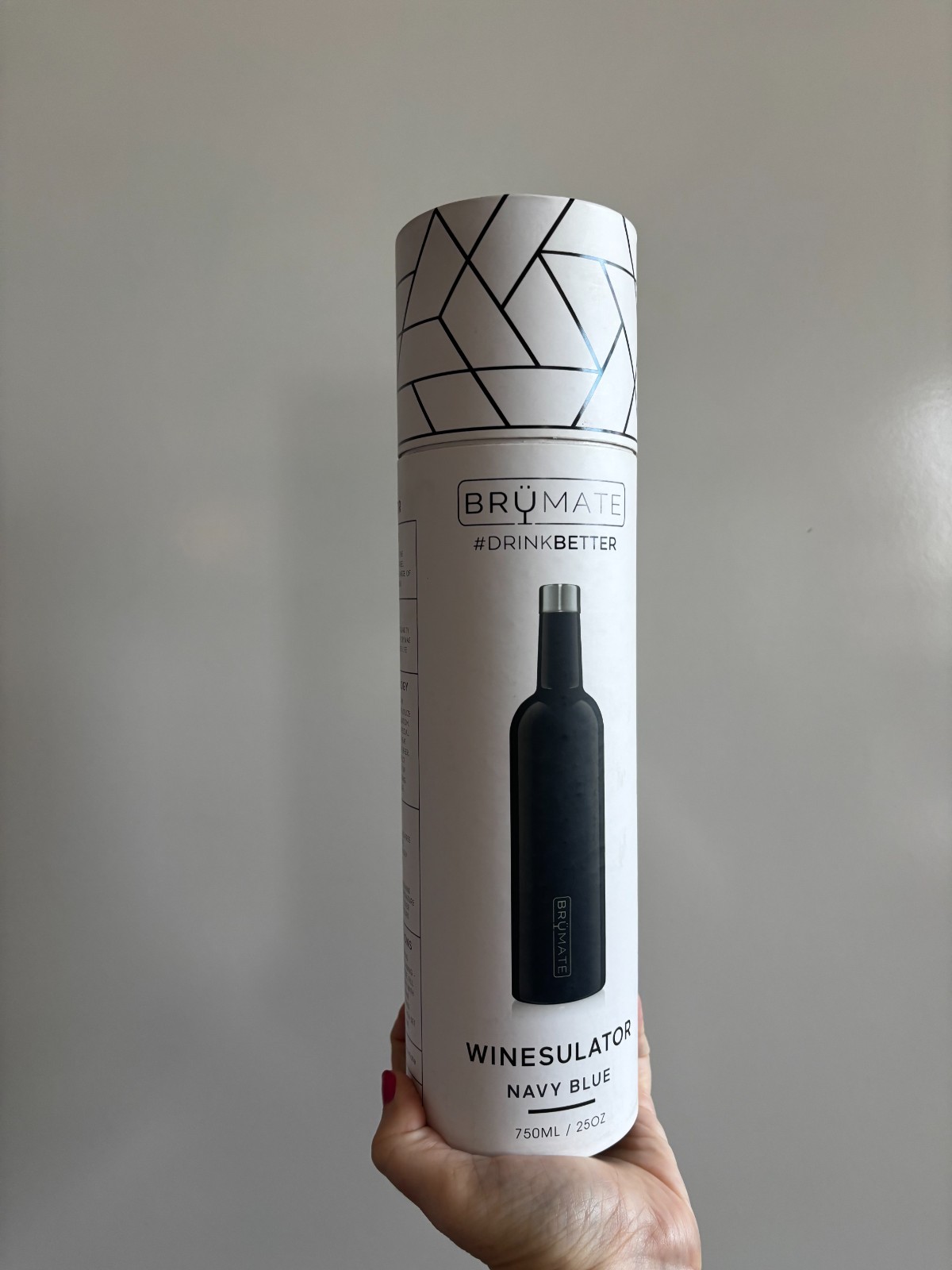 Brumate Triple-Insulated Winesulator 25oz Wine Bottle Holder – Keeps Cold 24+hrs