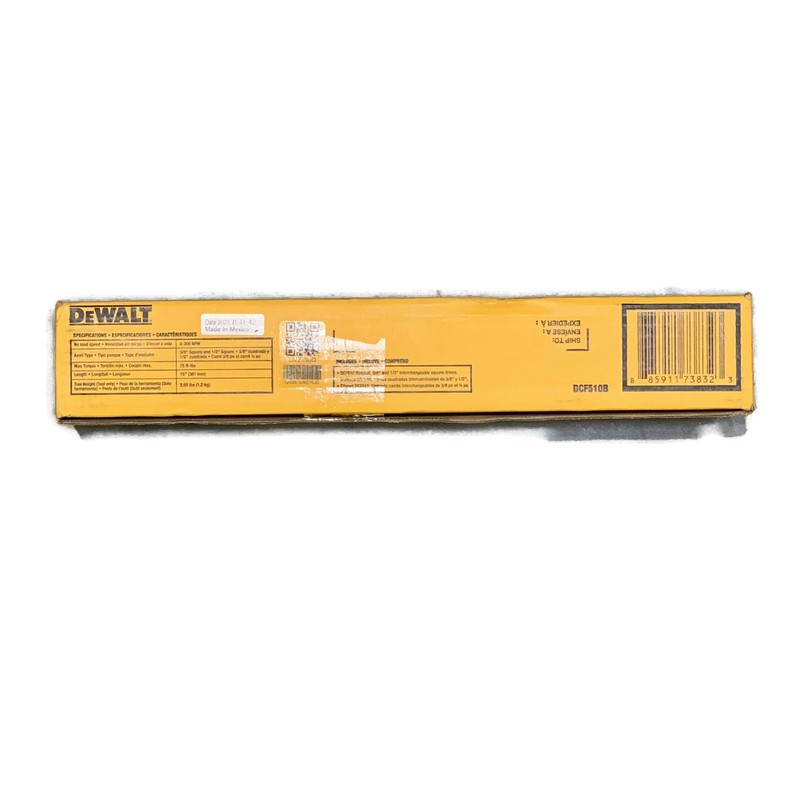 DEWALT DCF510B 20V MAX XTREME Cordless 3/8 & 1/2-in Ratcheting Wrench TOOL ONLY