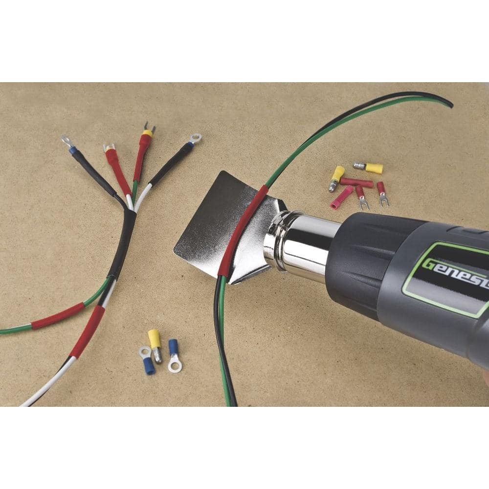 12.5 Amp Dual Temperature Heat Gun Kit 572F 1000F with 4 Nozzles