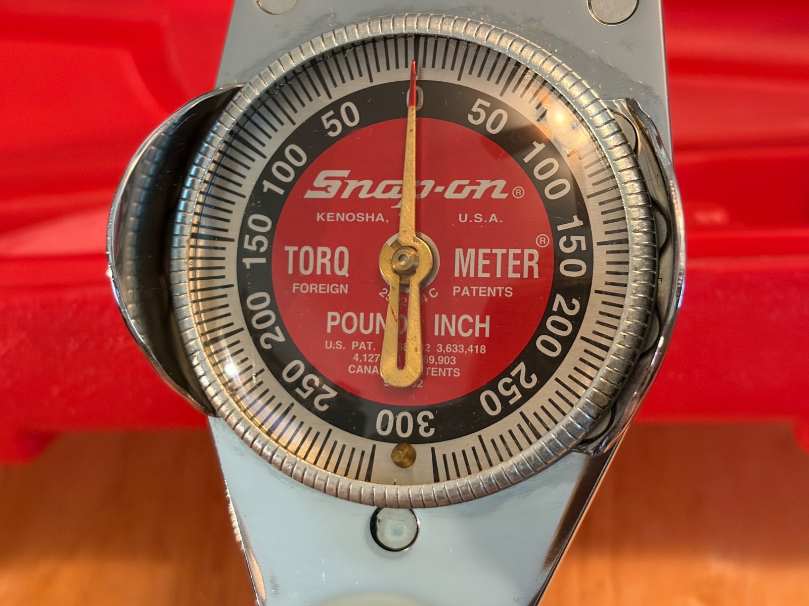 Snap-On TE25A 3/8” Drive Torqometer 0-300 Inch Pounds – Dial Torque Wrench – NEW