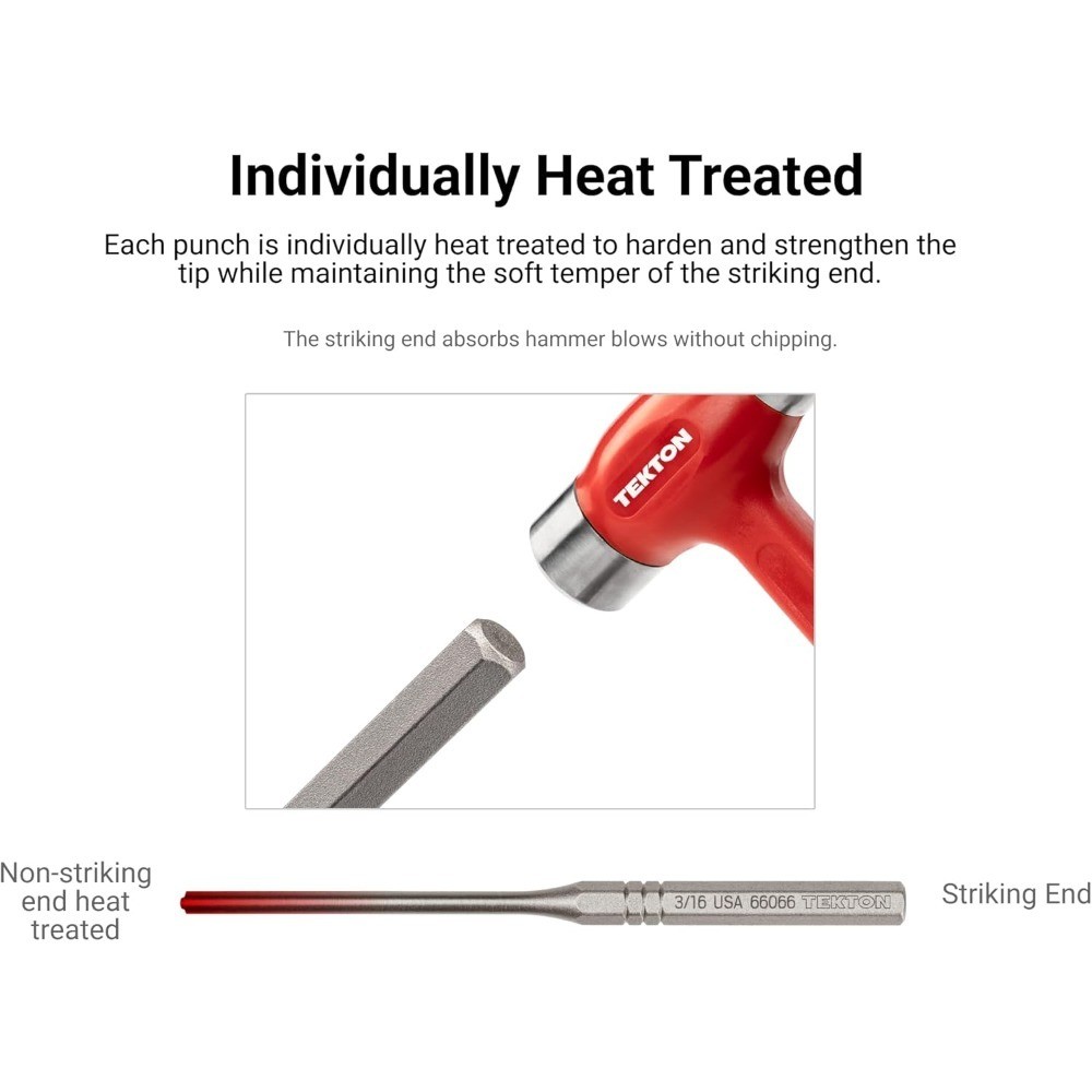 1/16 Inch Roll Pin Punch Tool for Precision Mechanics and Gunsmithing