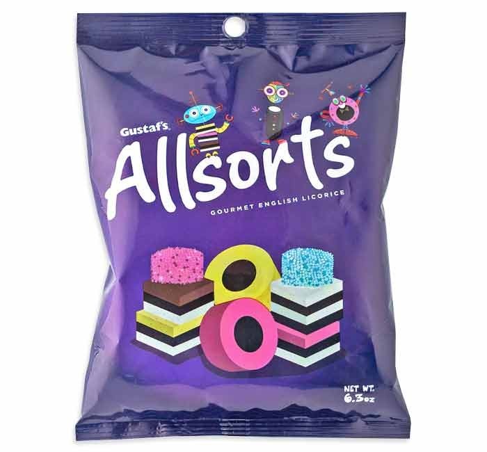 Gustaf’s Allsorts Gourmet English Licorice 6.3 Oz Bag