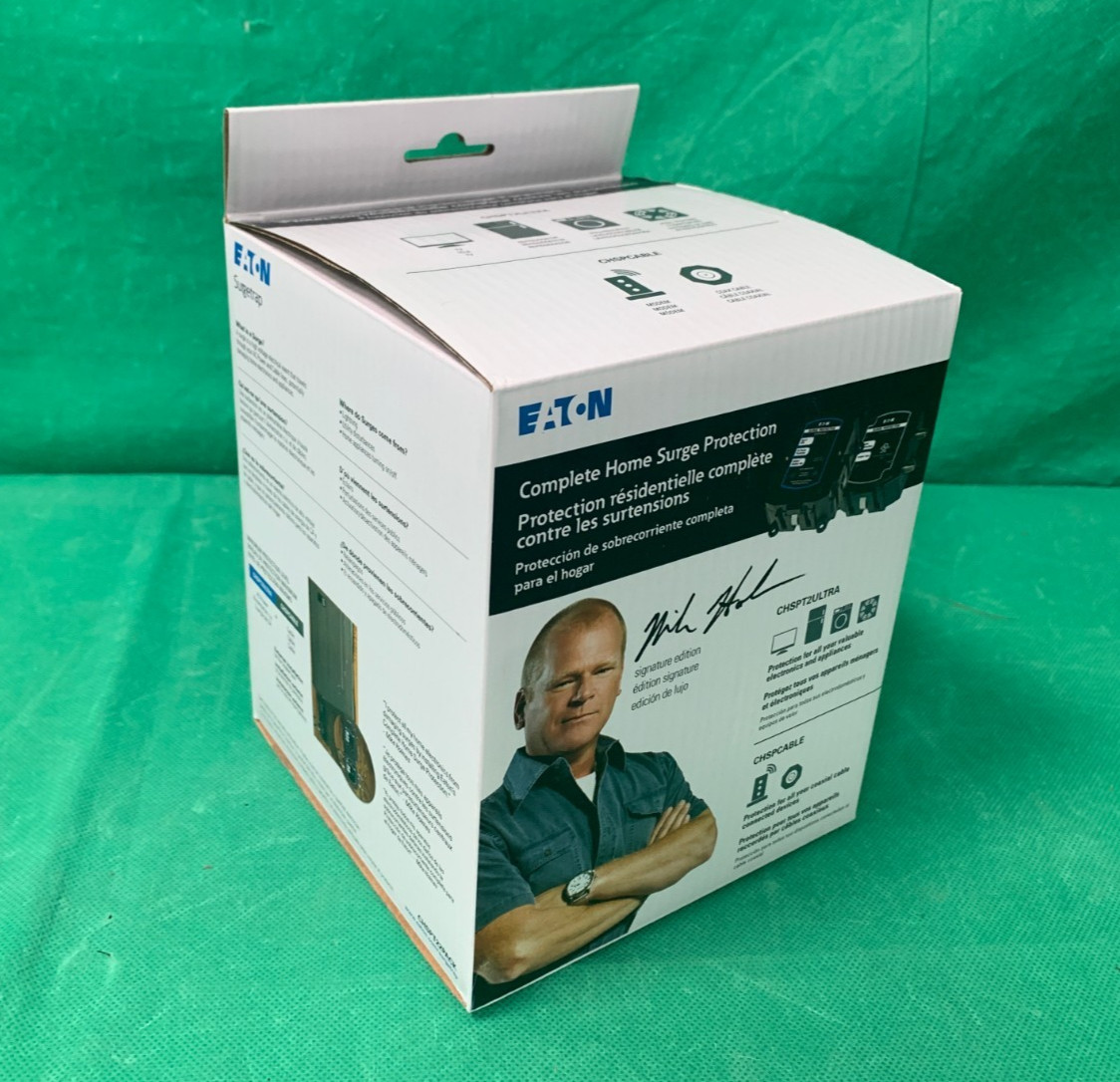 Eaton CHSPT22PACK Whole Home Surge Protection Kit, CHSPT2ULTRA + CHSPCABLE