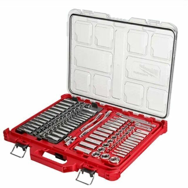 Milwaukee 48-22-9486 1/4″ & 3/8” Drive 106pc Ratchet & Socket Set with PACKOUT