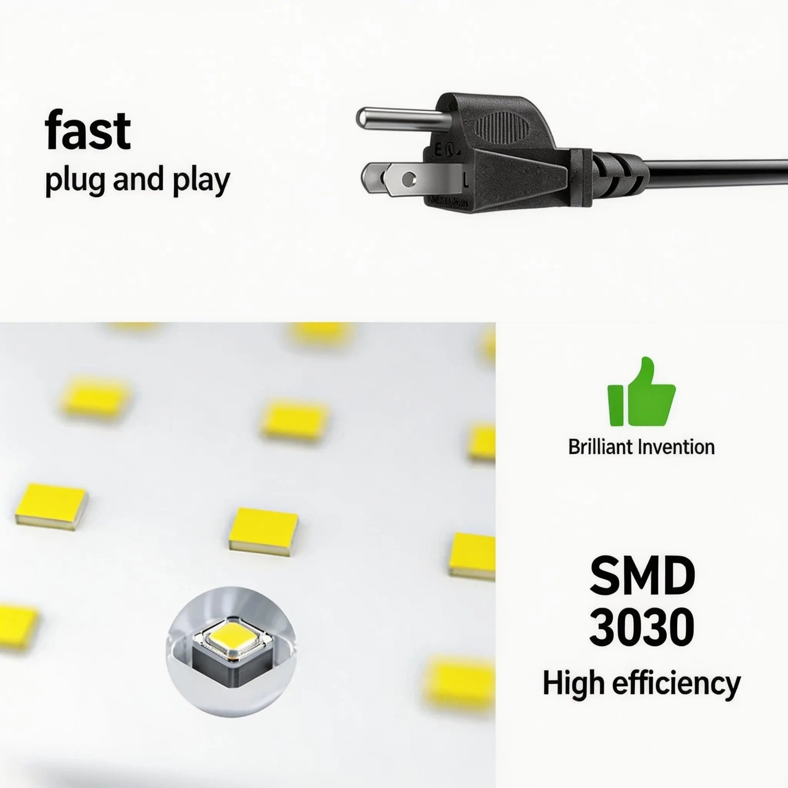 150 W LED Linear High Bay Shop Lights Fixture 22500LM Commercial Warehouse 5000K