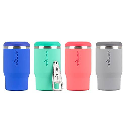 REDUCE 4-in-1 Stainless Steel Bottle and Can Insulator *No can opener included*