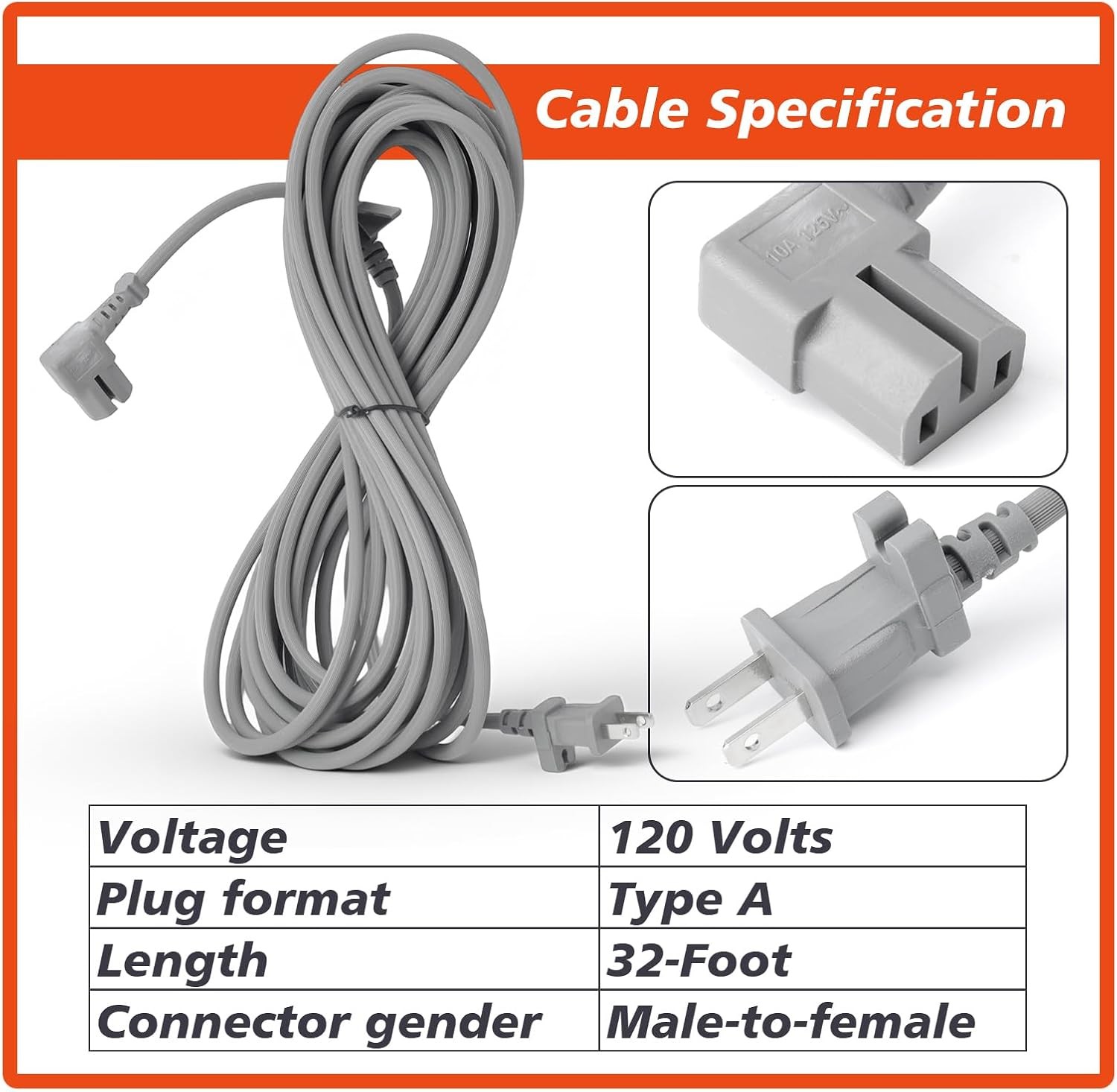 192099 Vacuum Cleaner Cord Compatible with Kirby Gsix Sentria Ultimate G3 G4 G5