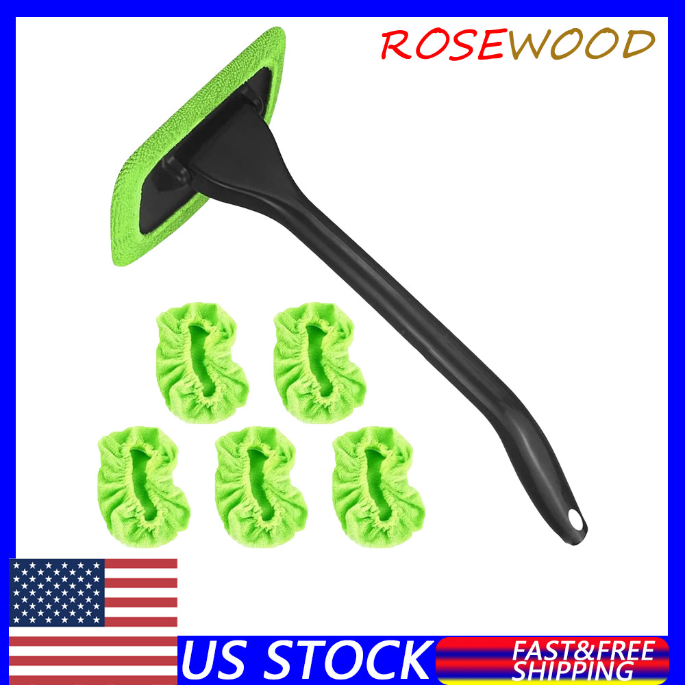6X New Microfiber Car Wiper Cleaner Glass Brush Window Windshield Cleaning Tool