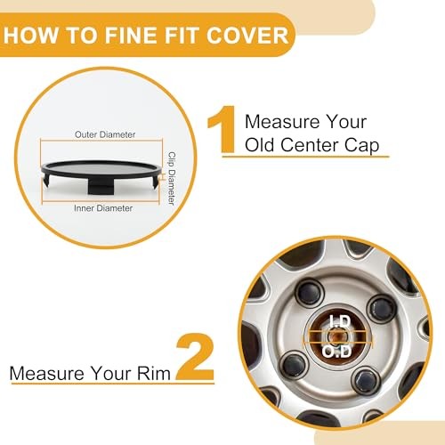 1 Pcs 76.3mm 3.00″ OD Universal Car Wheel Hub Center Cap | Car SUV Trucks, Car