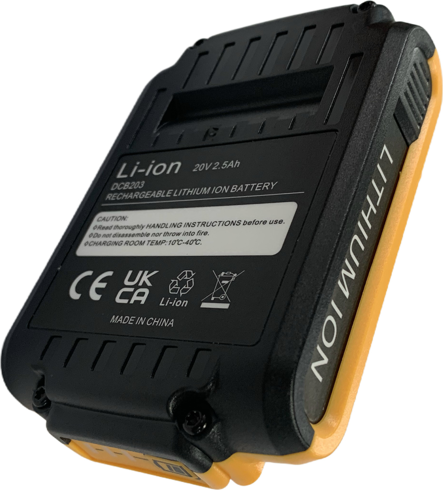 DCB202 20V Battery For DeWalt Max 2.5Ah Lithium Ion Li-Ion 20 Volt DCB201 DCB203
