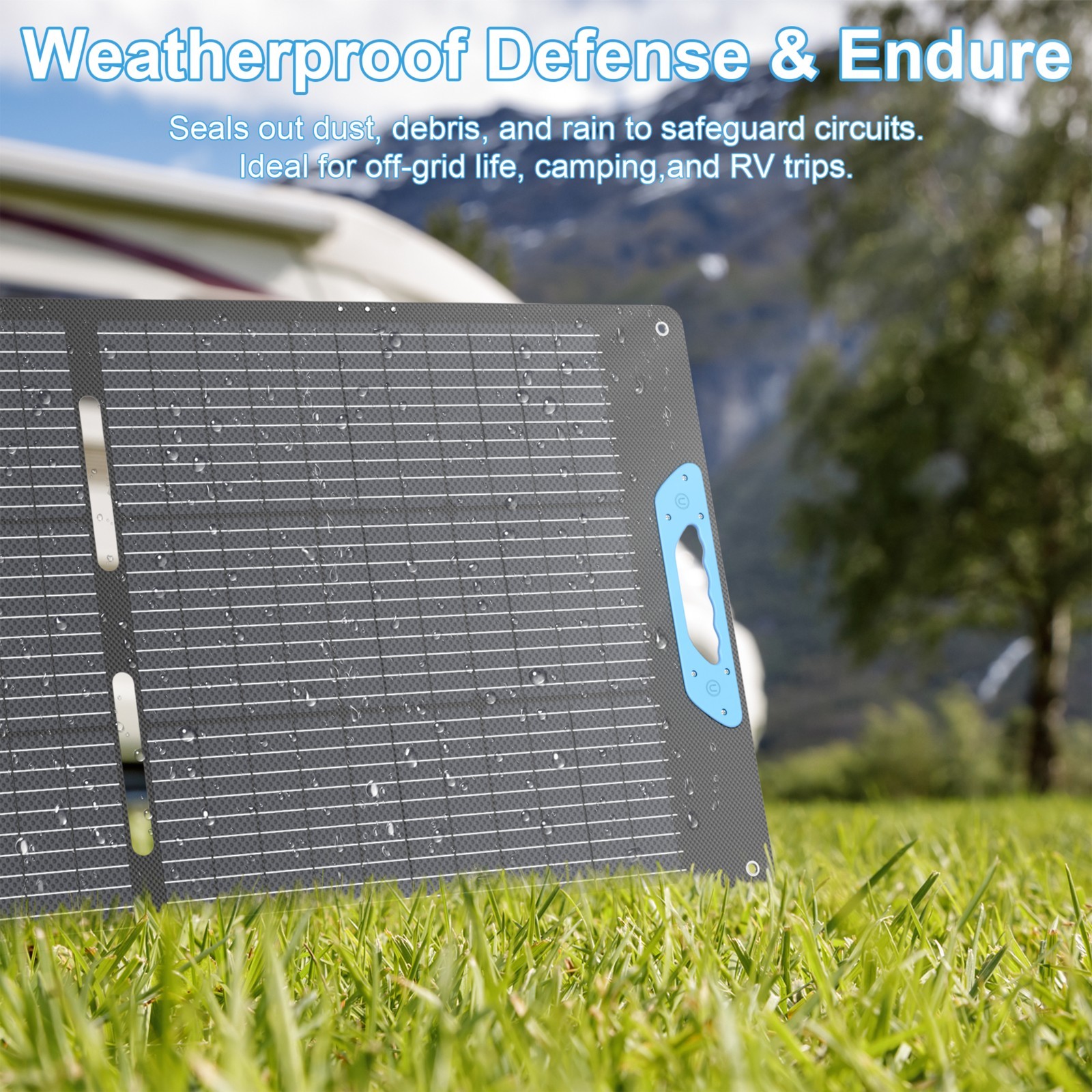 Solar Panel 110W for BLUETTI Elite 100 V2 1024Wh 1800W Portable Power Station