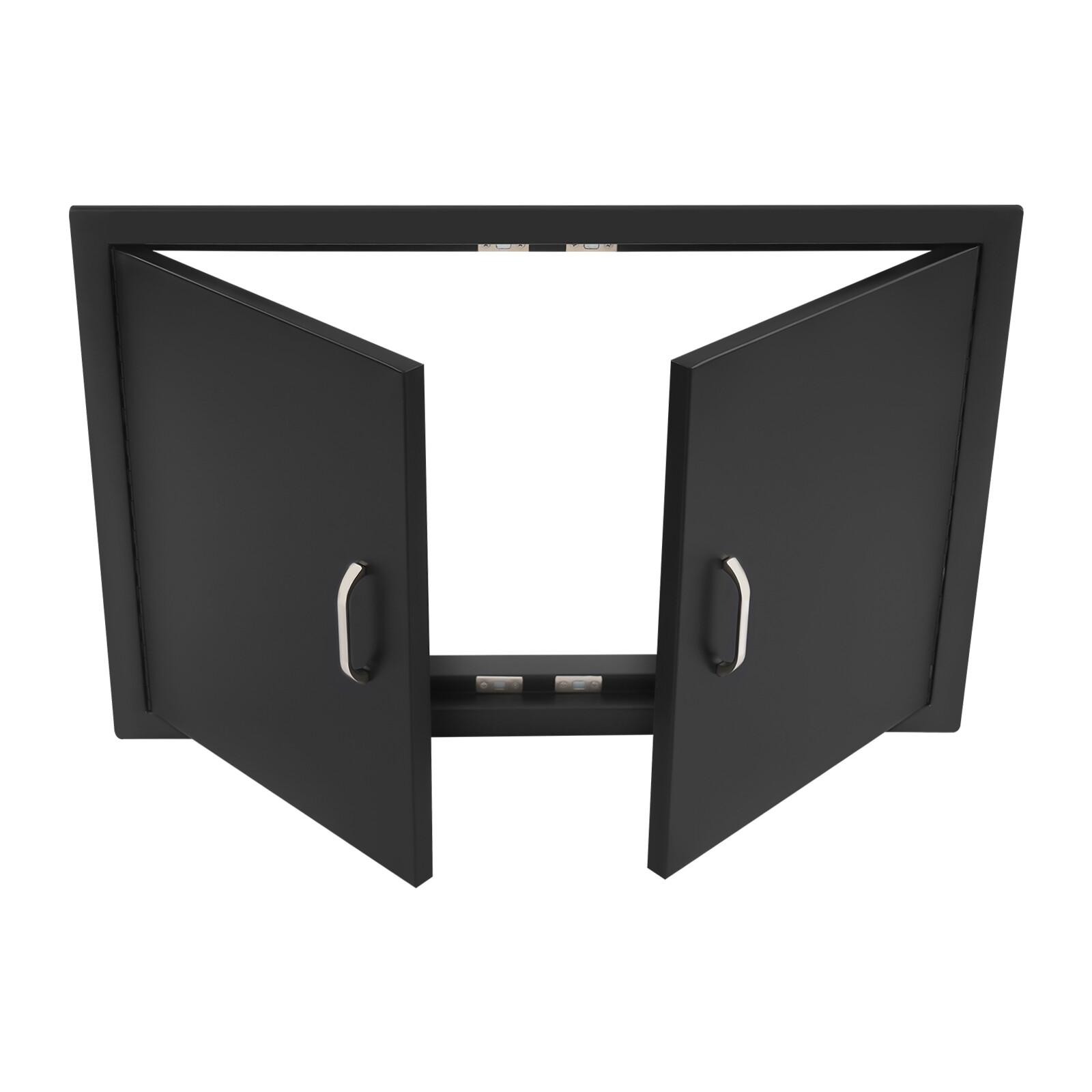 BBQ Access Door for Outdoor Kitchen Black Double Outdoor Kitchen Door
