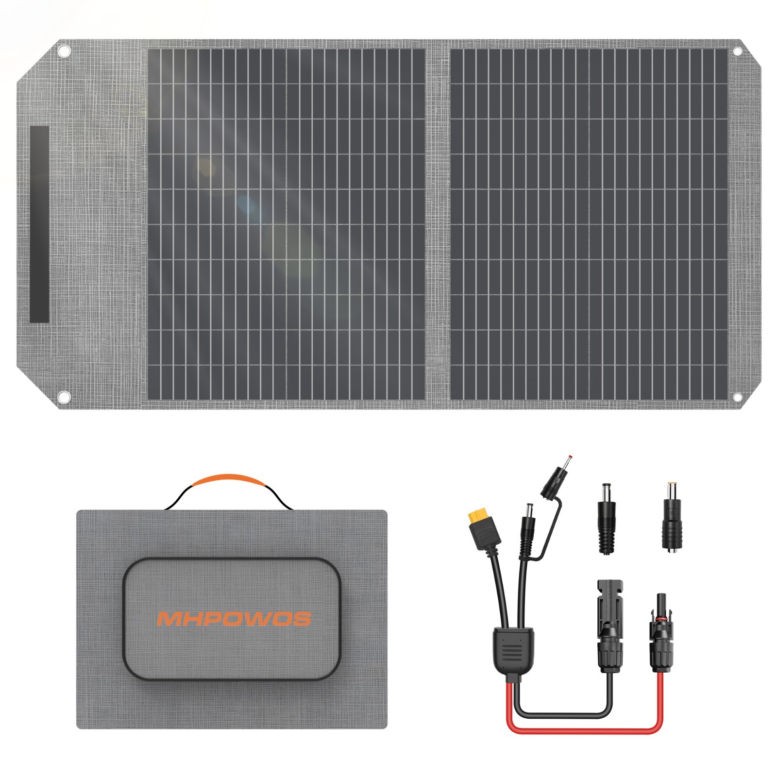 MHPOWOS 100W 200W Portable Solar Panel for Jackery 300 Explorer Solar Generator