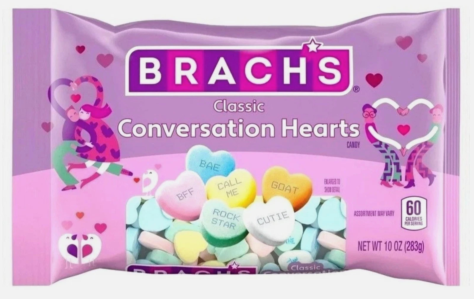 BRACH’S / Classic Conversation Hearts / LOT of (6) 10oz Bags / 🩷Exp. 7/2027🩷
