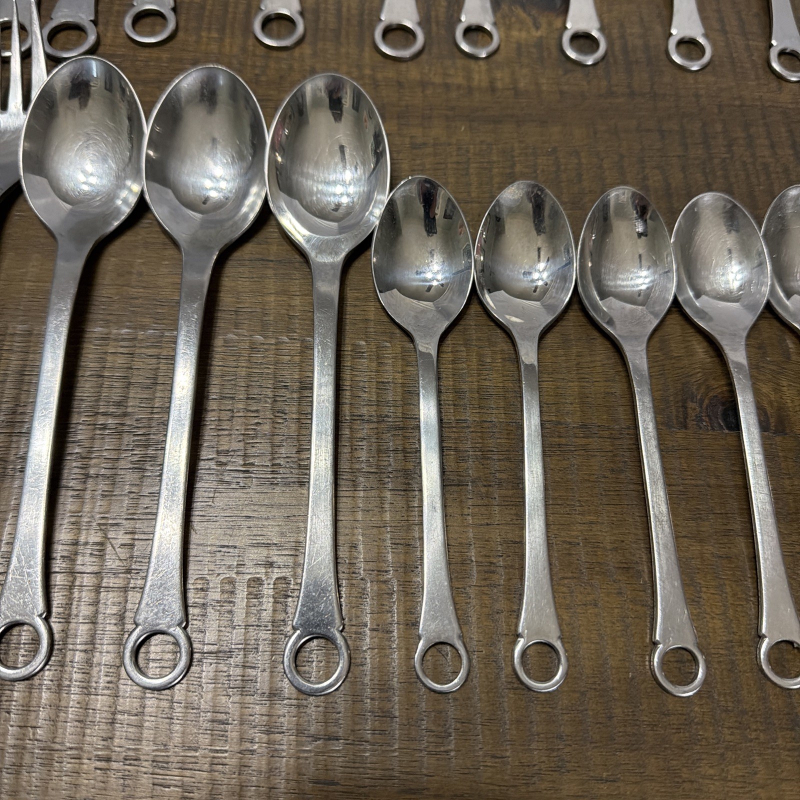 28 pc set Gense Sweden Stainless Pantry Flatware Denmark