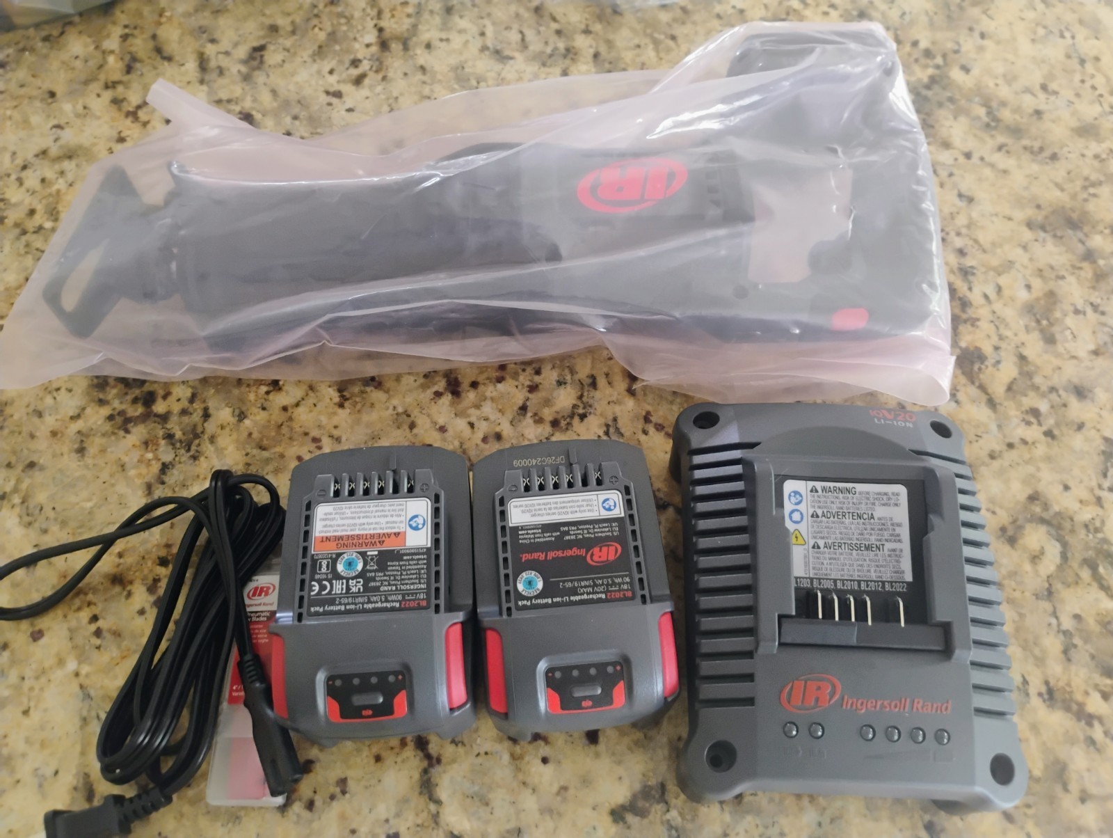 Ingersoll Rand C5101 20V Cordless Reciprocating Saw 1-1/4″Stroke,3000SPM Kit